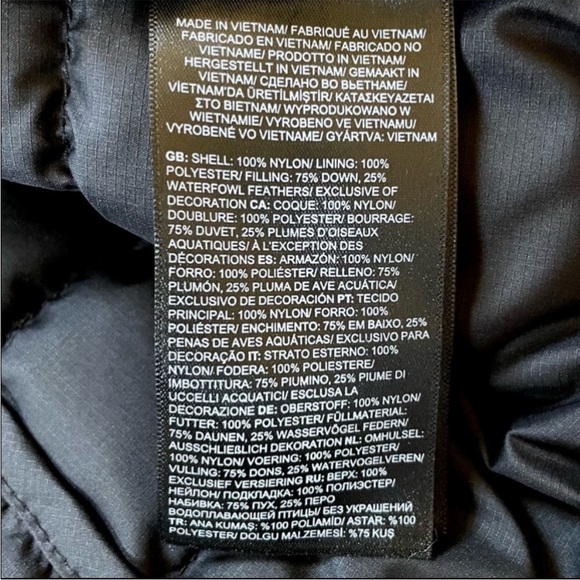 The North Face Men’s Minoqua Down Black Jacket - Picture 8 of 10